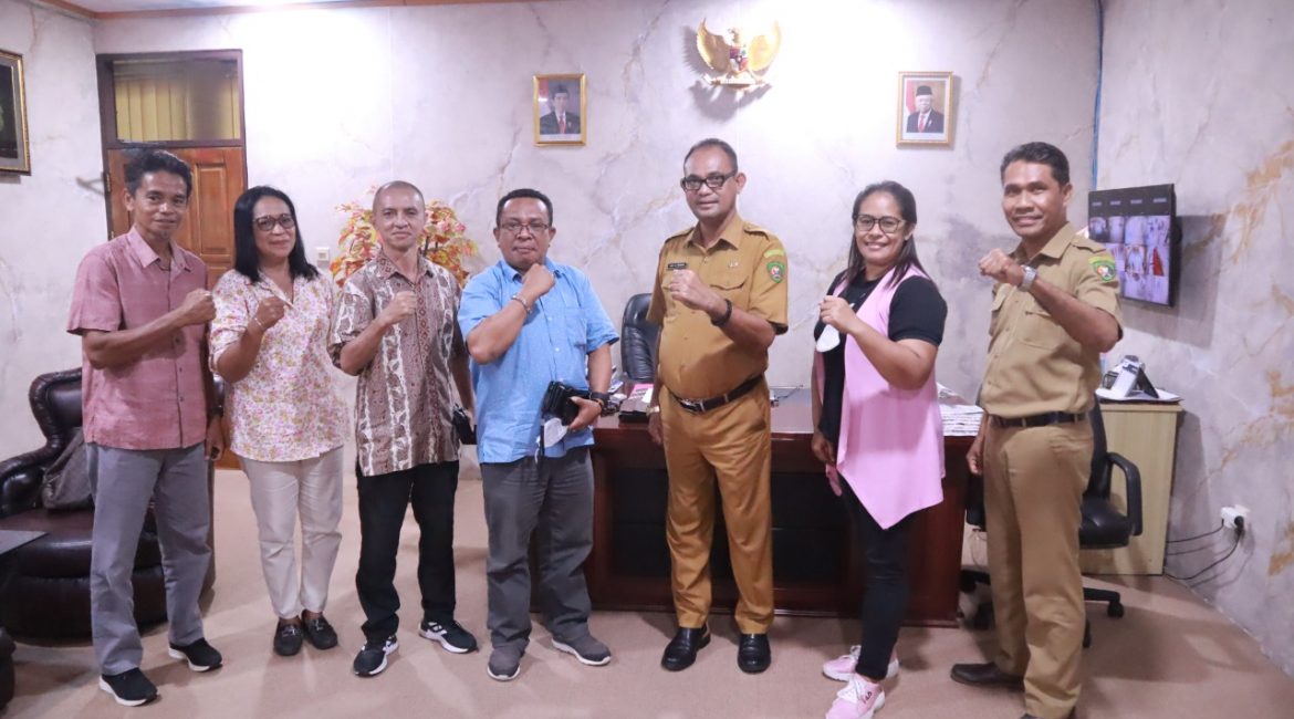 Bangun Sinergitas dan Kemitraan, PWI Maluku Kunjungi Diskominfo
