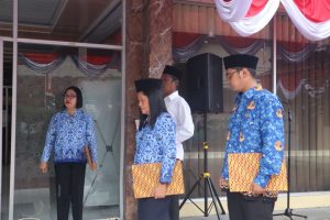 Diskominfo Provinsi Maluku Laksanakan Upacara Detik-Detik Proklamasi Kemerdekaan RI Ke-77