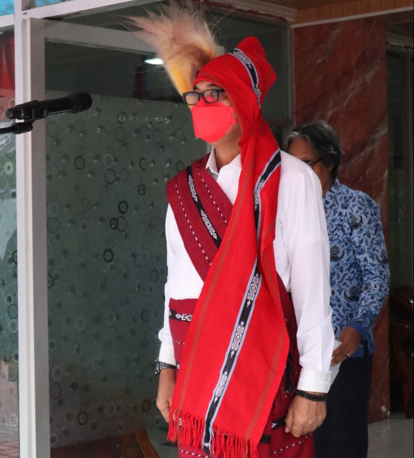 Diskominfo Provinsi Maluku Laksanakan Upacara Detik-Detik Proklamasi Kemerdekaan RI Ke-77